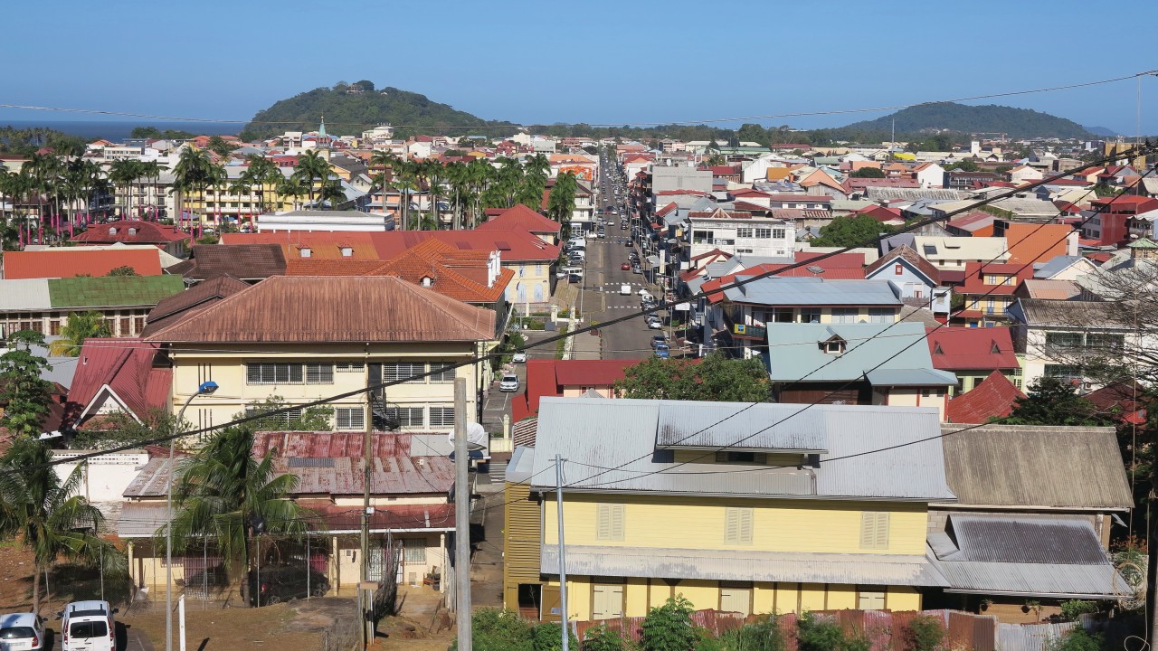Cayenne vue du Fort Cépérou.