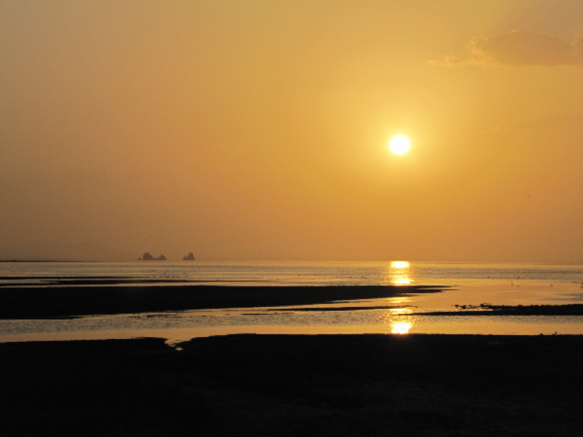 阿贝湖日落